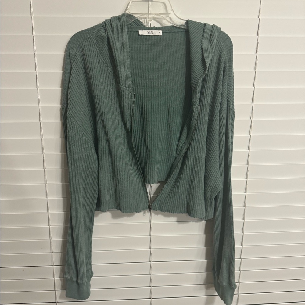 Talulah Cropped Zip Up
